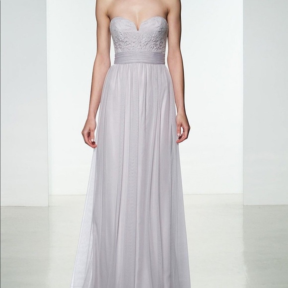 Amsale G953 dove size 12 - Picture 6 of 7